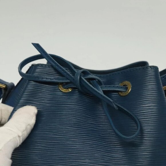 LOUIS VUITTON Epi Petit Noe Shoulder Bag Blue - Picture 9 of 16
